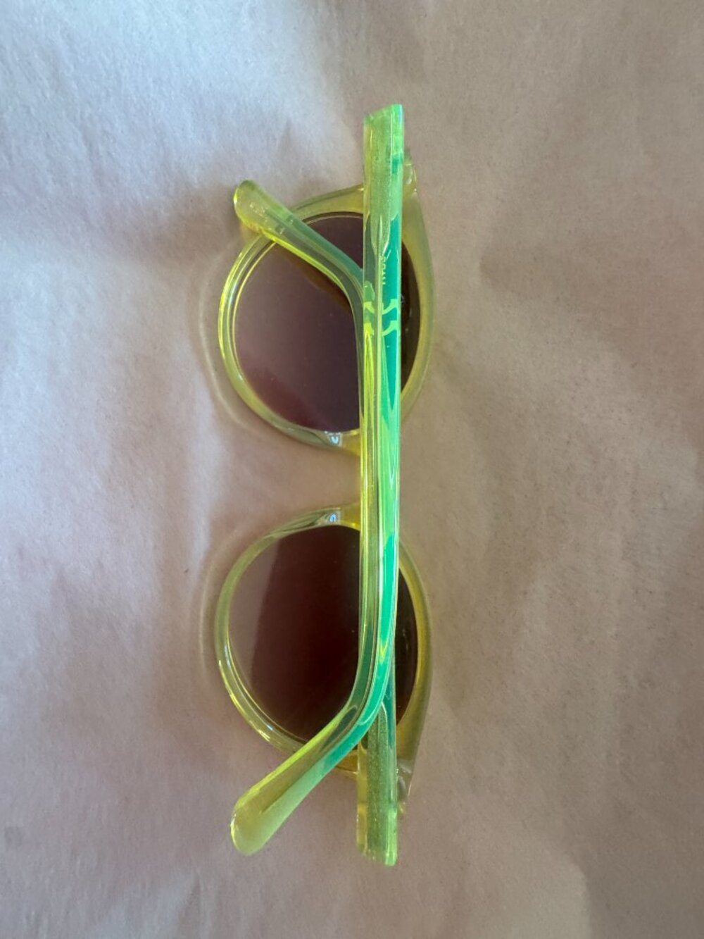 J.Crew Sunglasses, Neon Yellow, EUC - Picture 2 of 5